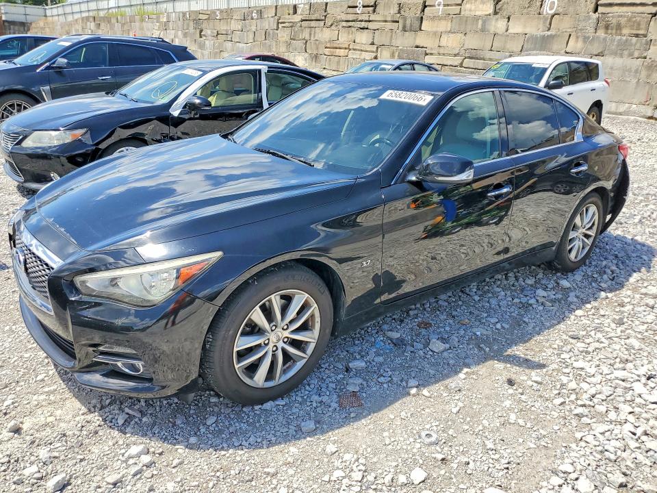 65820066 :رقم المزاد ، JN1BV7AR9FM402801 vin ، 2015 Infiniti Q50 مزاد بيع