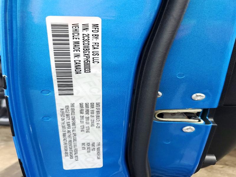 2023 Dodge Charger მანქანა იყიდება აუქციონზე, vin: 2C3CDXBGXPH580033, აუქციონის ნომერი: 63667896