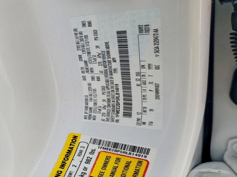 Продажа на аукционе авто 2024 Ford Bronco, vin: 1FMEE2BP5RLB14919, номер лота: 66975336