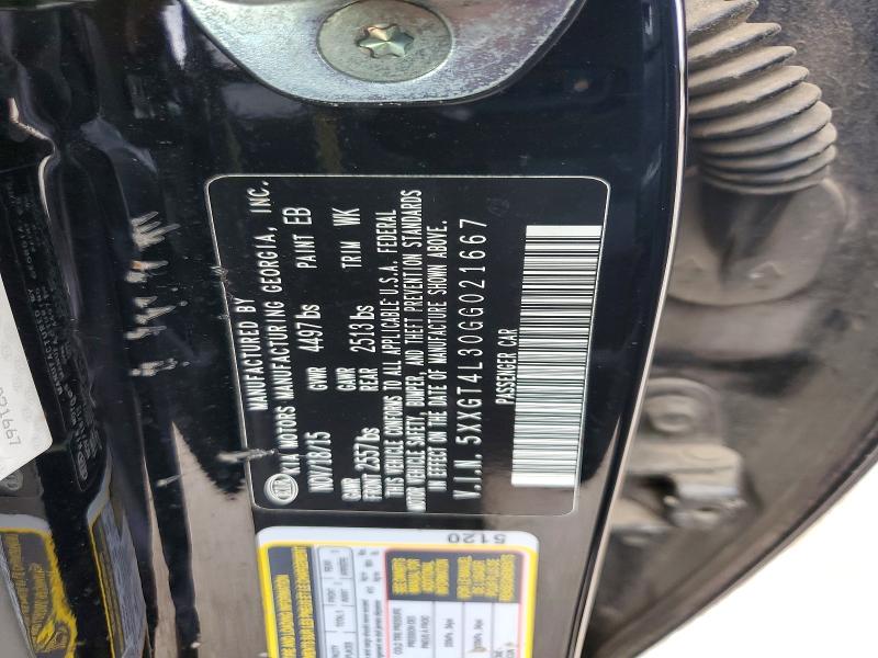 63532506 :رقم المزاد ، 5XXGT4L30GG021667 vin ، 2016 Kia Optima مزاد بيع