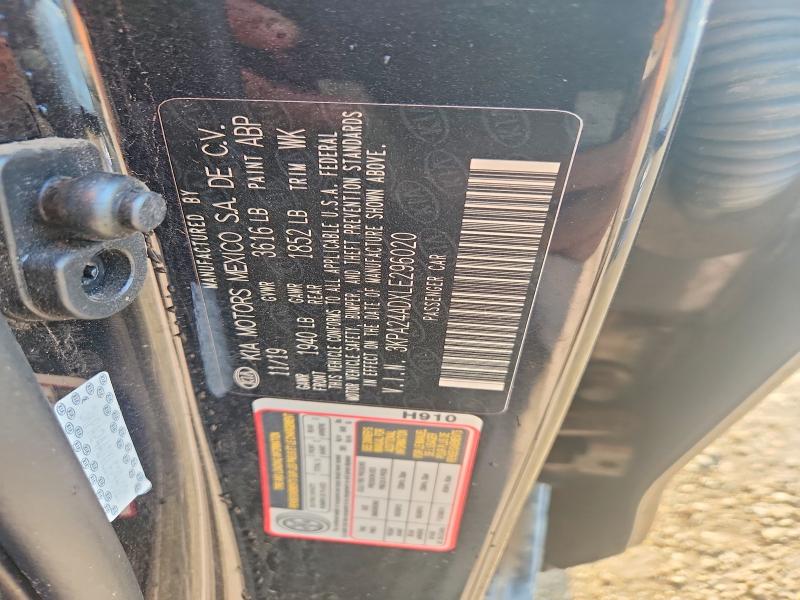2020 Kia Rio მანქანა იყიდება აუქციონზე, vin: 3KPA24ADXLE296020, აუქციონის ნომერი: 65479506