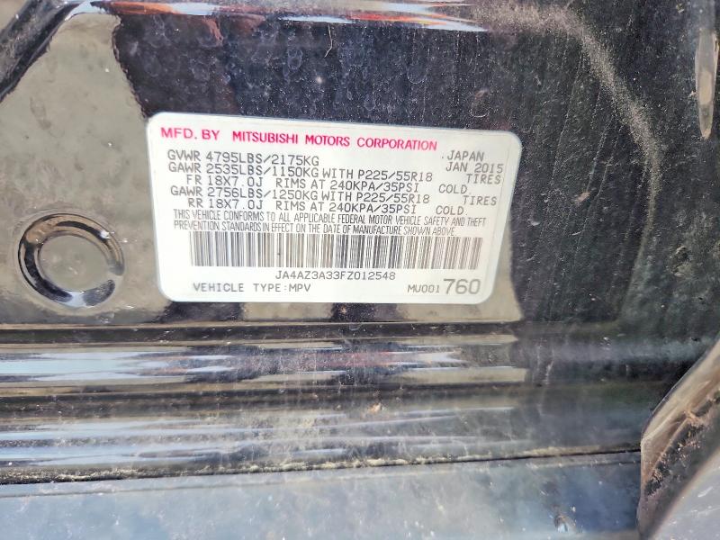 Aukcja sprzedaży 2015 Mitsubishi Outlander, vin: JA4AZ3A33FZ012548, numer aukcji: 66421356
