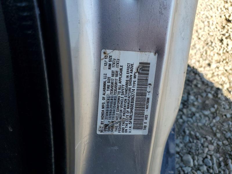 Aukcja sprzedaży 2014 Honda Odyssey, vin: 5FNRL5H60EB063774, numer aukcji: 65675946