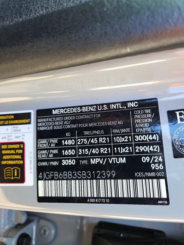 Продажа на аукционе авто 2025 Mercedes-benz Gle, vin: 4JGFB6BB3SB312399, номер лота: 65835456