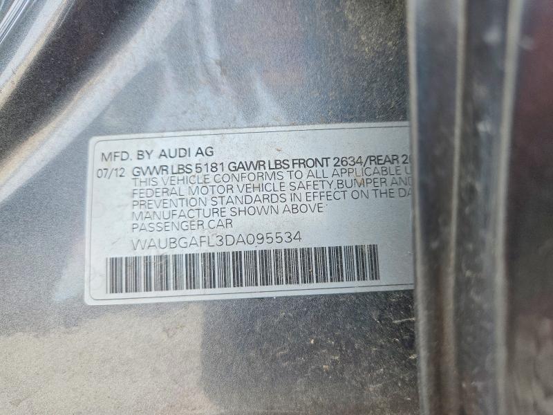 Aukcja sprzedaży 2013 Audi S4, vin: WAUBGAFL3DA095534, numer aukcji: 64516286