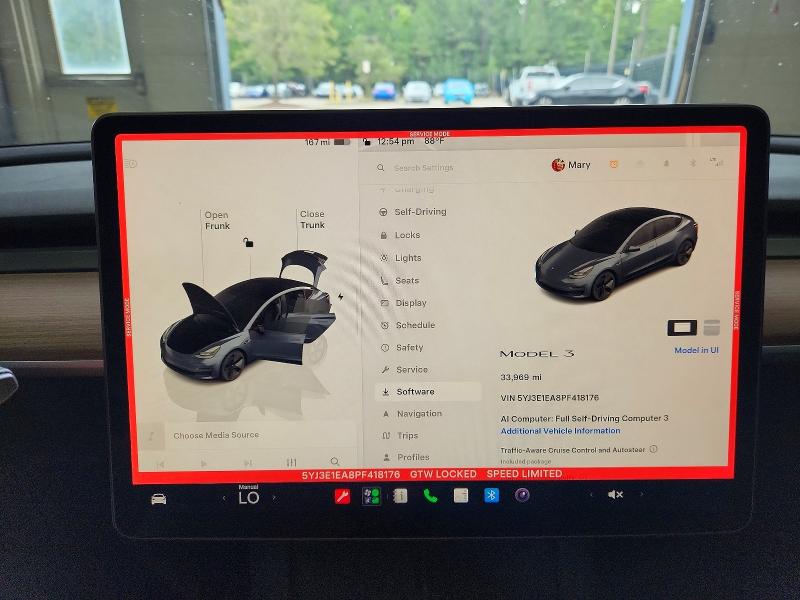 Auction sale of the 2023 Tesla Model 3, vin: 5YJ3E1EA8PF418176, lot number: 62740406
