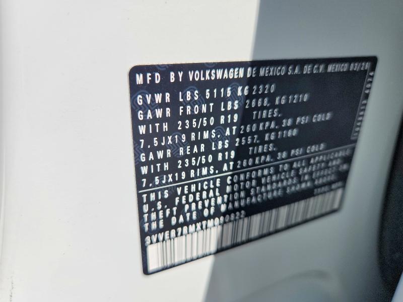 Aukcja sprzedaży 2026 Volkswagen Tiguan, vin: 3VVER7RMXTM090822, numer aukcji: 63289156