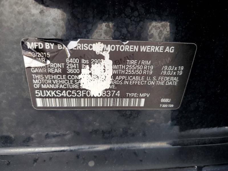 Aukcja sprzedaży 2015 Bmw X5, vin: 5UXKS4C53F0N08374, numer aukcji: 63802086