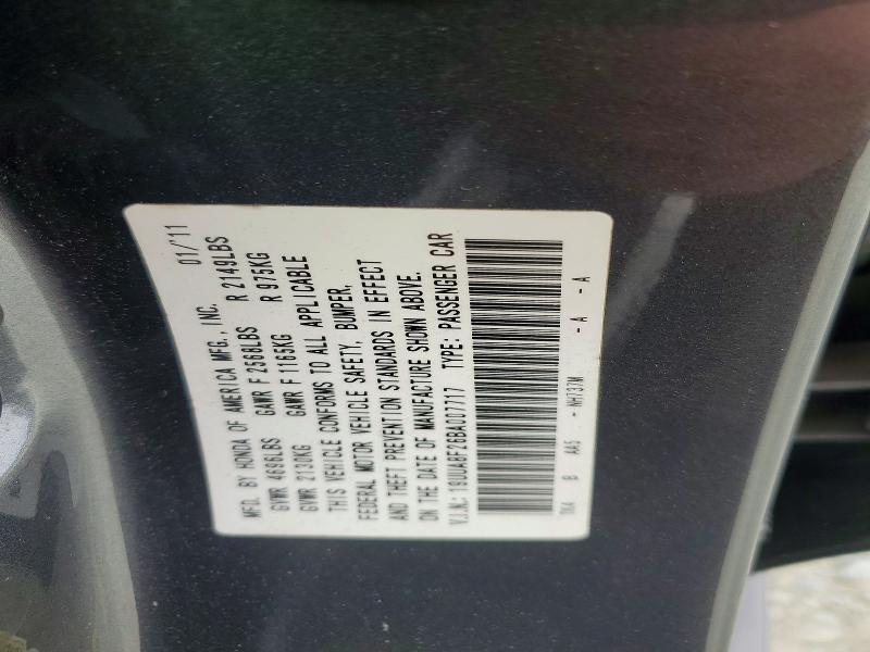 2011 Acura Tl მანქანა იყიდება აუქციონზე, vin: 19UUA8F26BA007717, აუქციონის ნომერი: 66806656