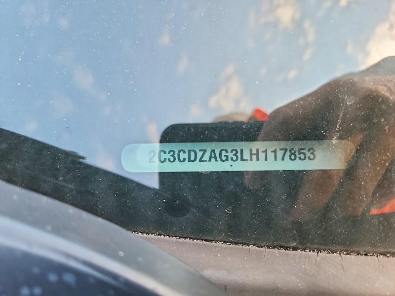 63545956 :رقم المزاد ، 2C3CDZAG3LH117853 vin ، 2020 Dodge Challenger مزاد بيع