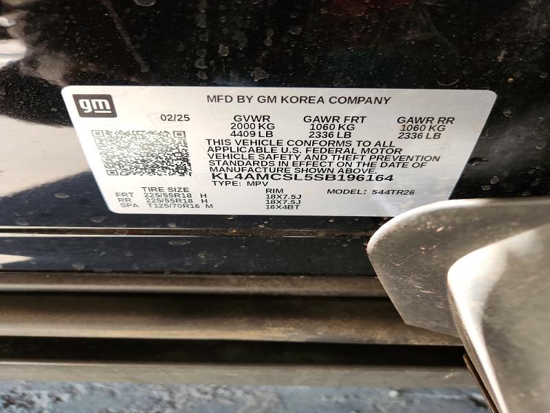 2025 Buick Encore Gx მანქანა იყიდება აუქციონზე, vin: KL4AMCSL5SB196164, აუქციონის ნომერი: 63617156