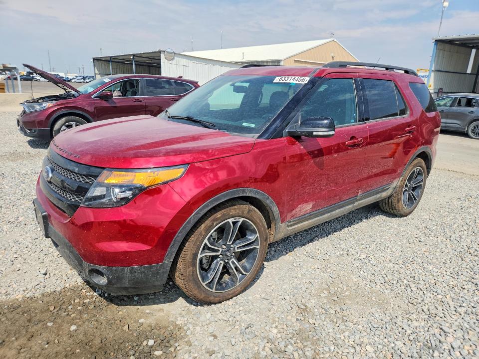 63314456 :رقم المزاد ، 1FM5K8GTXFGC49898 vin ، 2015 Ford Explorer مزاد بيع