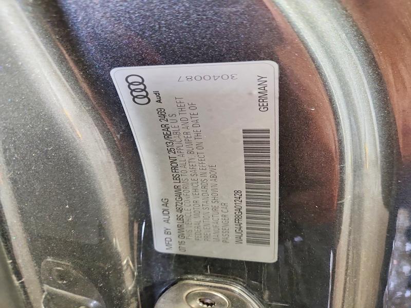 Aukcja sprzedaży 2016 Audi S5, vin: WAUG4AFR8GA012428, numer aukcji: 63663576