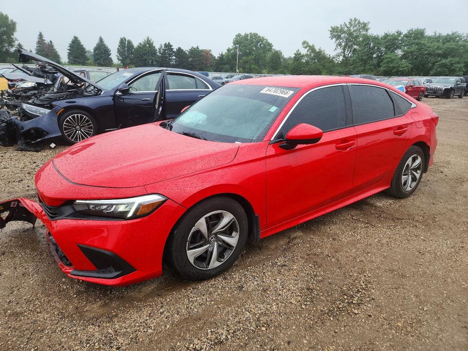 64702966 :رقم المزاد ، 2HGFE2F20NH528531 vin ، 2022 Honda Civic مزاد بيع