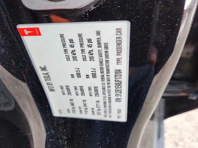 Продажа на аукционе авто 2018 Tesla Model 3, vin: 5YJ3E1EA9JF173184, номер лота: 59790416
