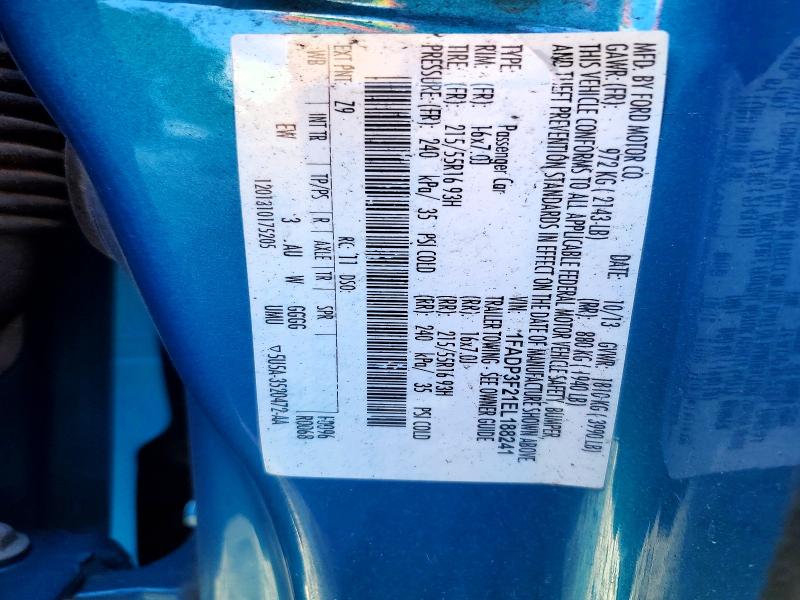 Aukcja sprzedaży 2014 Ford Focus, vin: 1FADP3F21EL188241, numer aukcji: 61569466