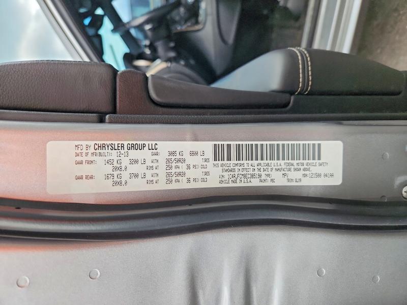 Aukcja sprzedaży 2014 Jeep Grand Cherokee, vin: 1C4RJFCM8EC385190, numer aukcji: 65446976