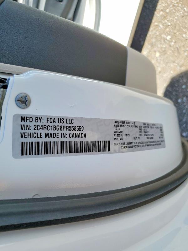 Aukcja sprzedaży 2023 Chrysler Pacifica, vin: 2C4RC1BG8PR558659, numer aukcji: 65926076