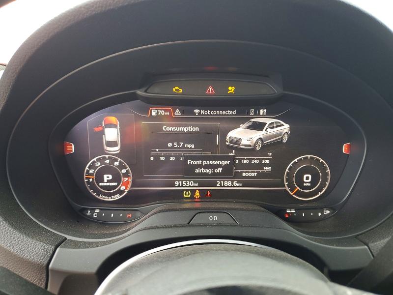 2019 Audi S3 მანქანა იყიდება აუქციონზე, vin: WAUB1GFF6KA100950, აუქციონის ნომერი: 65453456