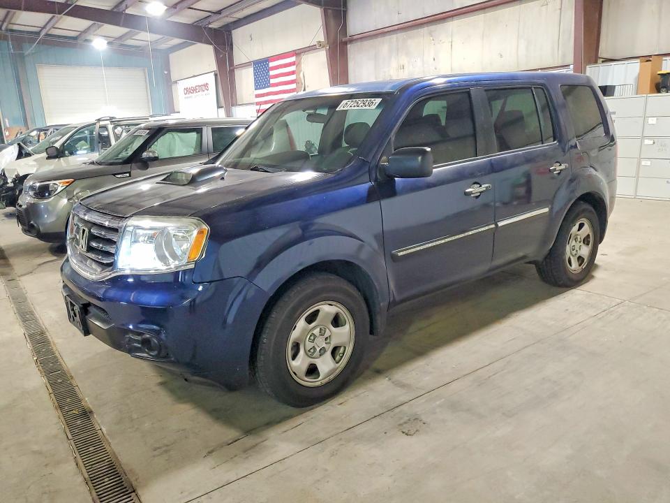 2013 Honda Pilot მანქანა იყიდება აუქციონზე, vin: 5FNYF4H2XDB008001, აუქციონის ნომერი: 67252936