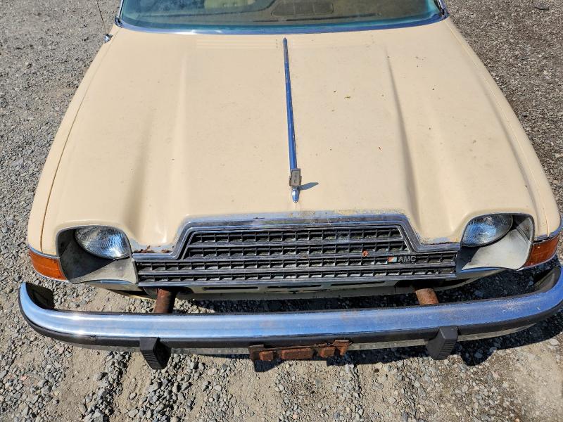65537376 :رقم المزاد ، A9A687C128381 vin ، 1976 American Motors Pacer 3.8 مزاد بيع