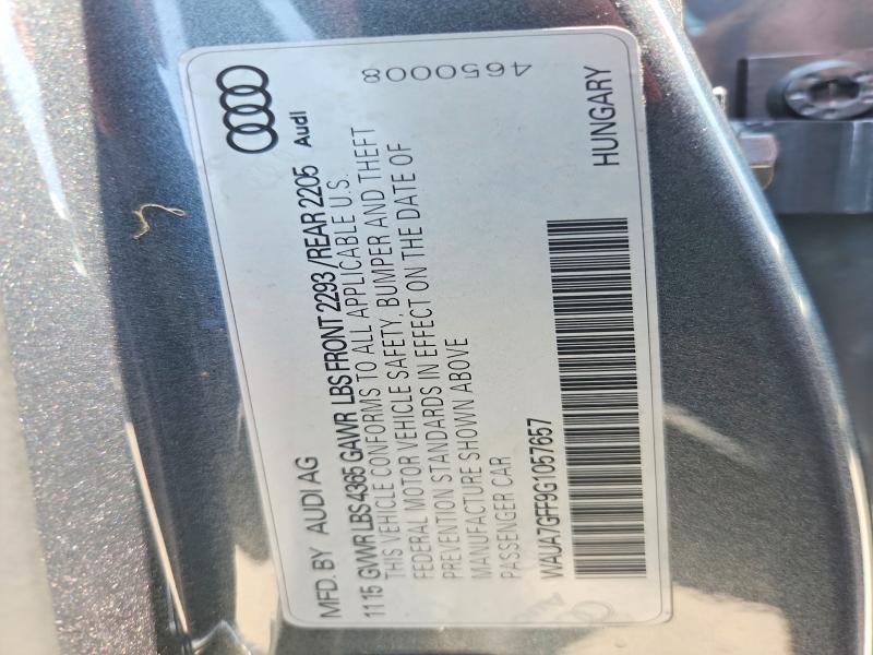 Aukcja sprzedaży 2016 Audi A3, vin: WAUA7GFF9G1057657, numer aukcji: 63579836