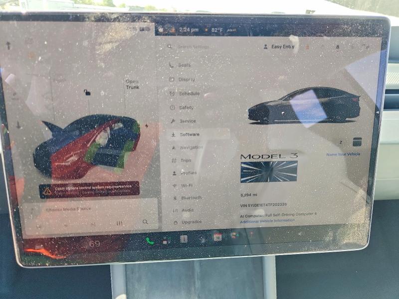 Aukcja sprzedaży 2026 Tesla Model 3, vin: 5YJ3E1ET4TF202336, numer aukcji: 64931296