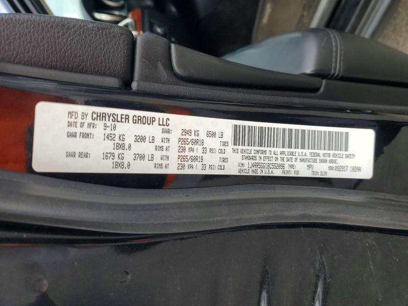 Aukcja sprzedaży 2011 Jeep Grand Cherokee, vin: 1J4RR5GG1BC552096, numer aukcji: 66048246