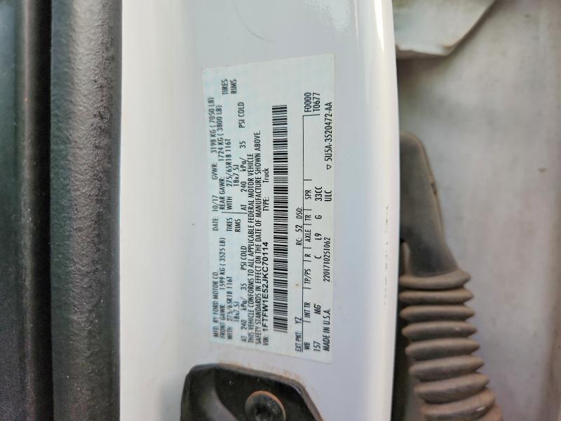 Aukcja sprzedaży 2018 Ford F150, vin: 1FTFW1E52JKC70114, numer aukcji: 63013226