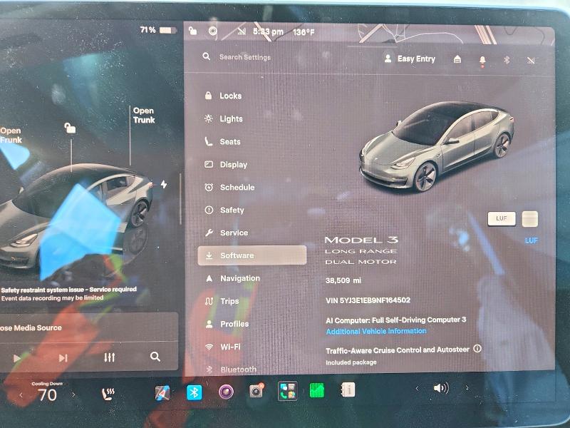 Aukcja sprzedaży 2022 Tesla Model 3, vin: 5YJ3E1EB9NF164502, numer aukcji: 59700256
