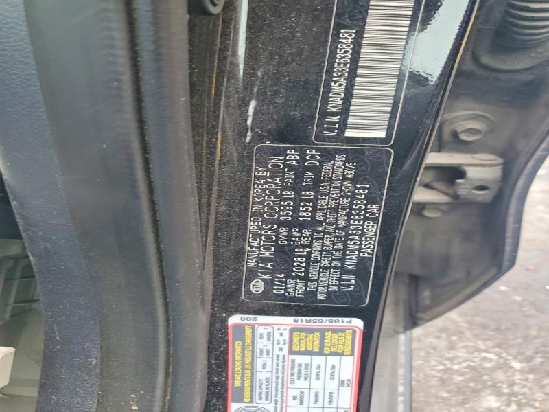 Продажа на аукционе авто 2014 Kia Rio, vin: KNADM5A33E6358481, номер лота: 63752016