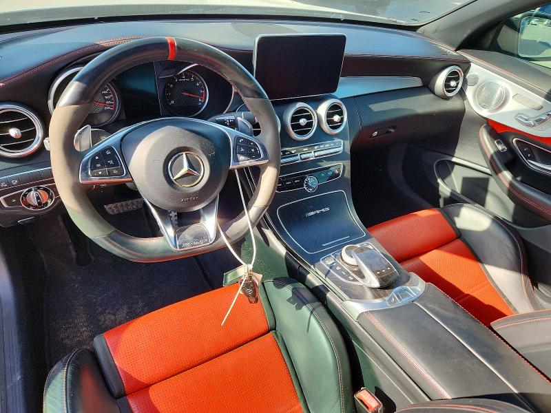 65392466 :رقم المزاد ، WDDWK8HB7HF477094 vin ، 2017 Mercedes-benz C مزاد بيع