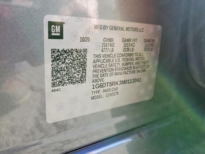 Продаж на аукціоні авто 2021 Cadillac Ct5, vin: 1G6DT5RK3M0113041, номер лоту: 63759026