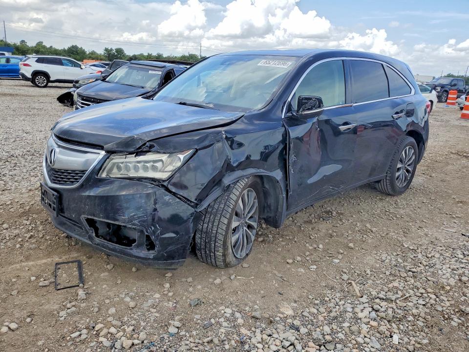 65212696 :رقم المزاد ، 5FRYD3H44FB004061 vin ، 2015 Acura Mdx مزاد بيع