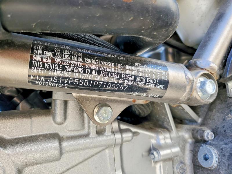 Продажа на аукционе авто 2023 Suzuki Sv650, vin: JS1VP55B1P7100287, номер лота: 64224726