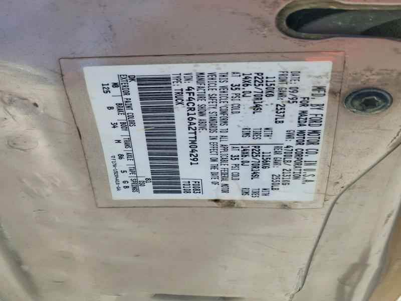 64647646 :رقم المزاد ، 4F4CR16A2TTM04291 vin ، 1996 Mazda B2300 مزاد بيع