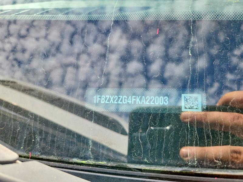 66062476 :رقم المزاد ، 1FBZX2ZG4FKA22003 vin ، 2015 Ford Transit مزاد بيع
