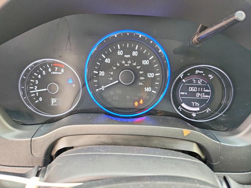 2019 Honda Hr-v მანქანა იყიდება აუქციონზე, vin: 3CZRU6H15KG731608, აუქციონის ნომერი: 64236576