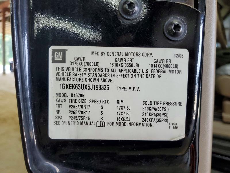 66146896 :رقم المزاد ، 1GKEK63UX5J198335 vin ، 2005 Gmc Yukon مزاد بيع