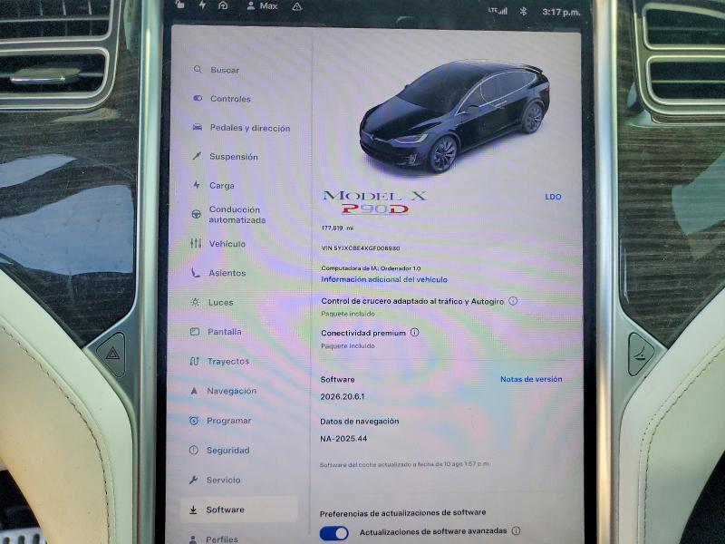Продажа на аукционе авто 2016 Tesla Model X, vin: 5YJXCBE4XGF006980, номер лота: 63447386