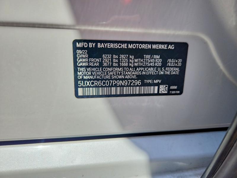 Aukcja sprzedaży 2023 Bmw X5, vin: 5UXCR6C07P9N97296, numer aukcji: 65735036