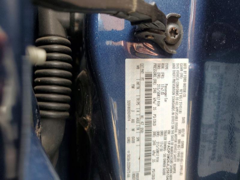 2018 Ford Focus მანქანა იყიდება აუქციონზე, vin: 1FADP3M26JL258104, აუქციონის ნომერი: 65327956