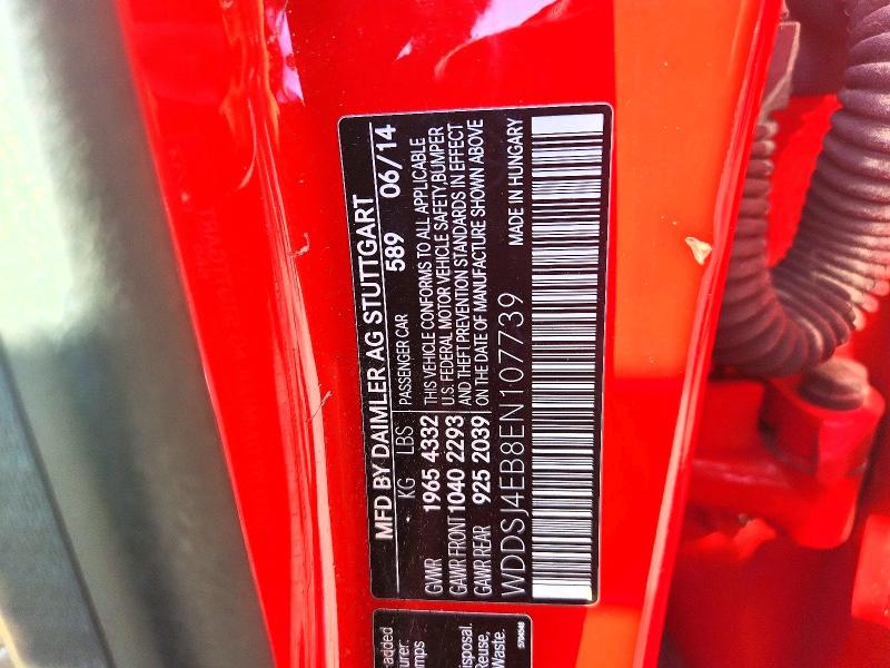 Aukcja sprzedaży 2014 Mercedes-benz Cla, vin: WDDSJ4EB8EN107739, numer aukcji: 63739216