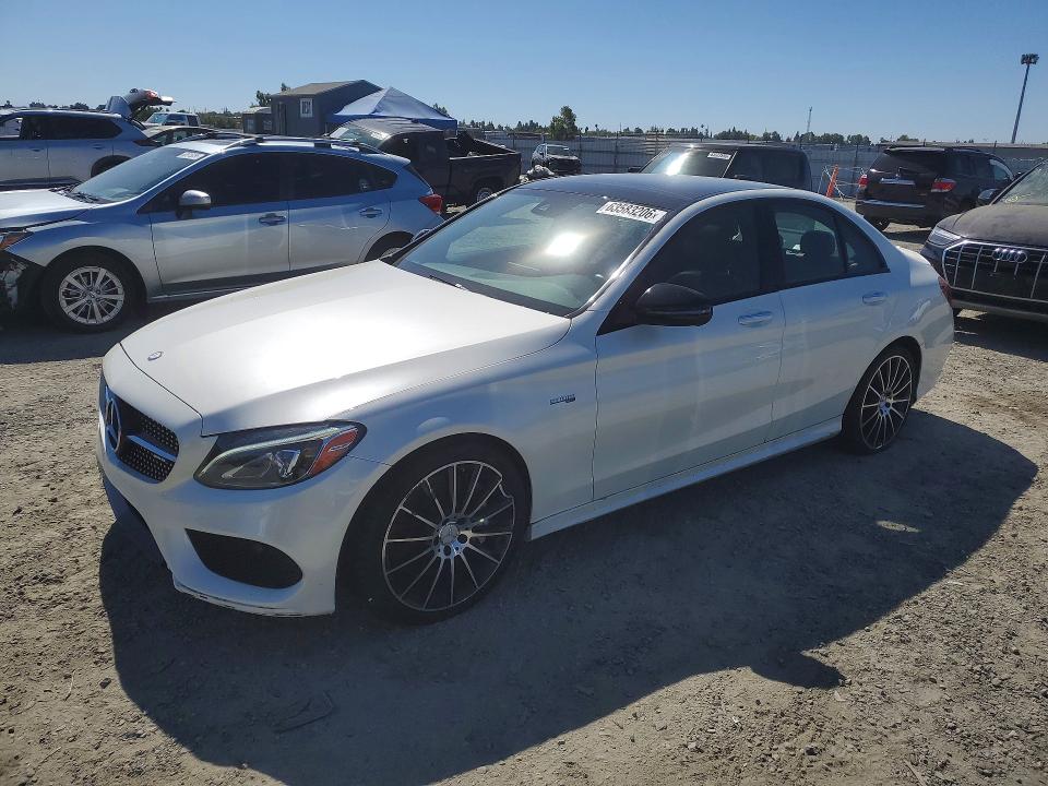 63583206 :رقم المزاد ، 55SWF6EB2HU192653 vin ، 2017 Mercedes-benz C مزاد بيع