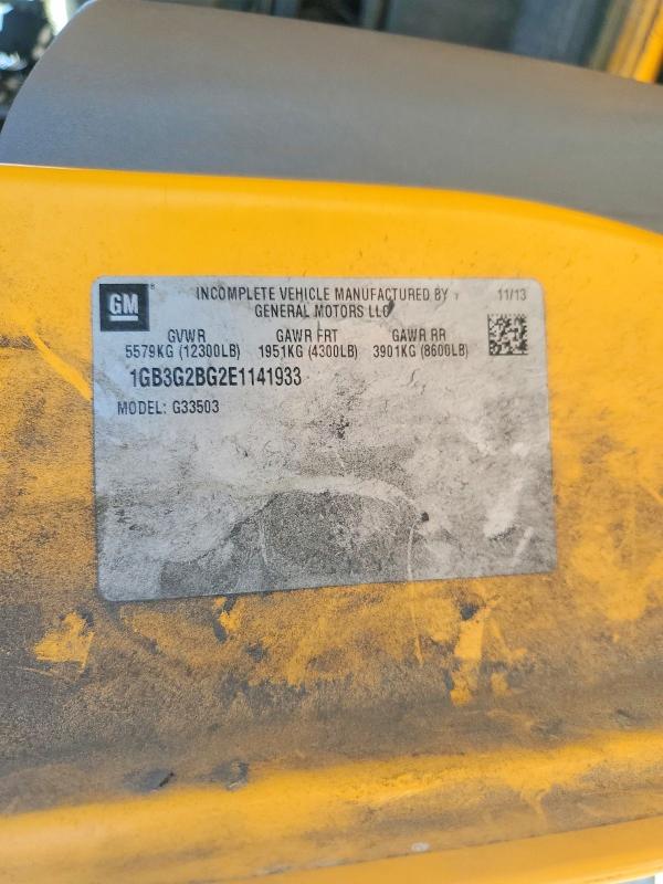 Auction sale of the 2014 Thomas Minotour G3500, vin: 1GB3G2BG2E1141933, lot number: 65850096