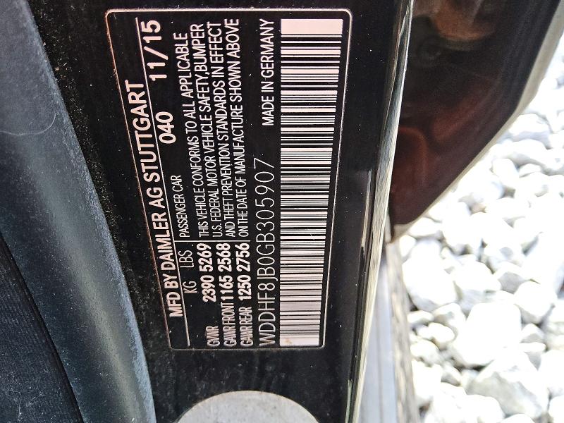 2016 Mercedes-benz E მანქანა იყიდება აუქციონზე, vin: WDDHF8JB0GB305907, აუქციონის ნომერი: 64829116