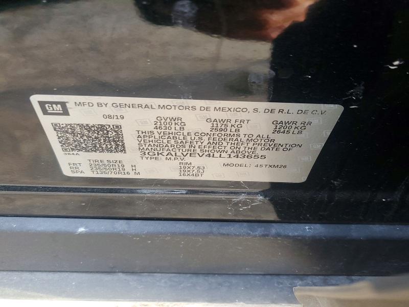 Aukcja sprzedaży 2020 Gmc Terrain, vin: 3GKALVEV4LL143655, numer aukcji: 64400376