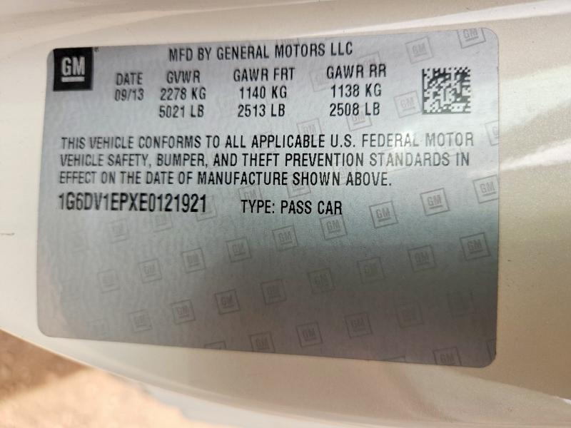 Aukcja sprzedaży 2014 Cadillac Cts-v, vin: 1G6DV1EPXE0121921, numer aukcji: 64764946