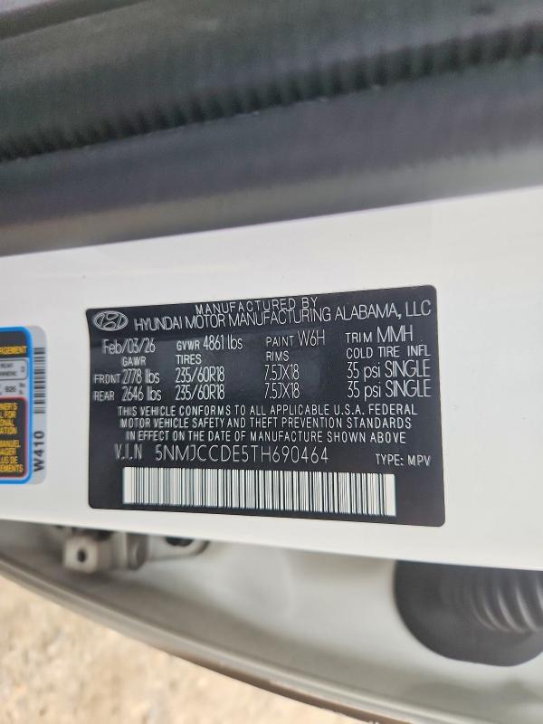 Продажа на аукционе авто 2026 Hyundai Tucson, vin: 5NMJCCDE5TH690464, номер лота: 65917626