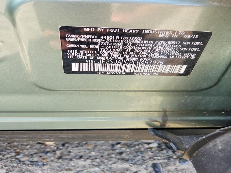 66958936 :رقم المزاد ، JF2SJAPC2EH493976 vin ، 2014 Subaru Forester مزاد بيع